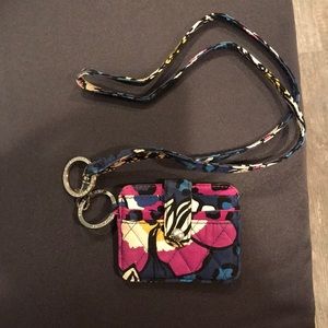 Vera Bradley: Cardholder with Lanyard (matching)